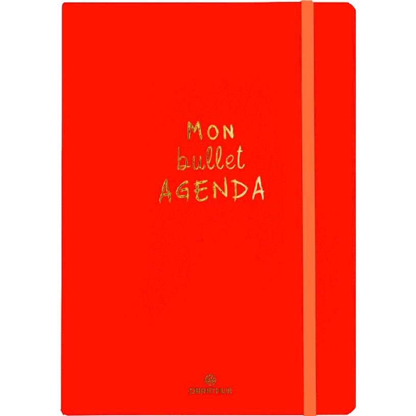 3664447146379-Bullet Agenda - 1 semaine sur 2 pages - 15,5 x 21,5 cm - corail - Oberthur-P_405132132_1-0