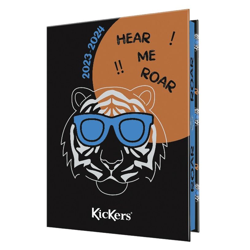3664447146478-Agenda Kickers - 1 jour par page - 12,5 x 17,5 cm - boy - Oberthur-P_405132176_1-0