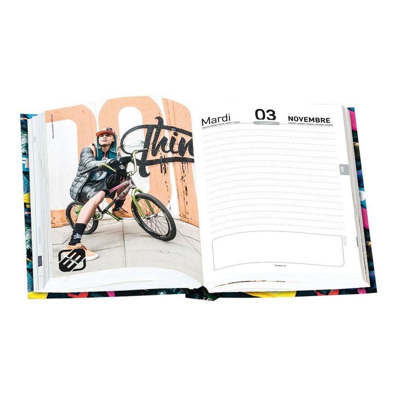 3664447143750-Agenda Freegun Primaire - 1 jour par page - 12,5 x 17,5 cm - chien - Oberthur-P_405132178_1-1