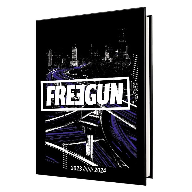 3664447143736-Agenda Freegun - 1 jour par page - 12,5 x 17,5 cm - Oberthur-P_405132184_1-0