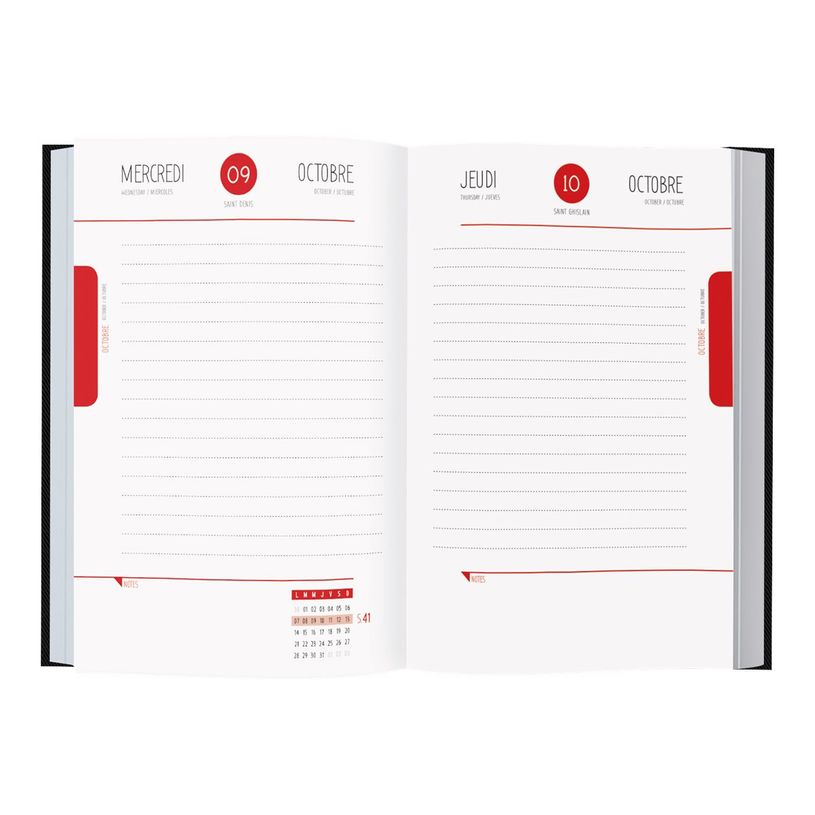 3664447146591-Agenda Kaporal Girl - 1 jour par page - 12,5 x 17,5 cm - Oberthur-P_405132189_1-1