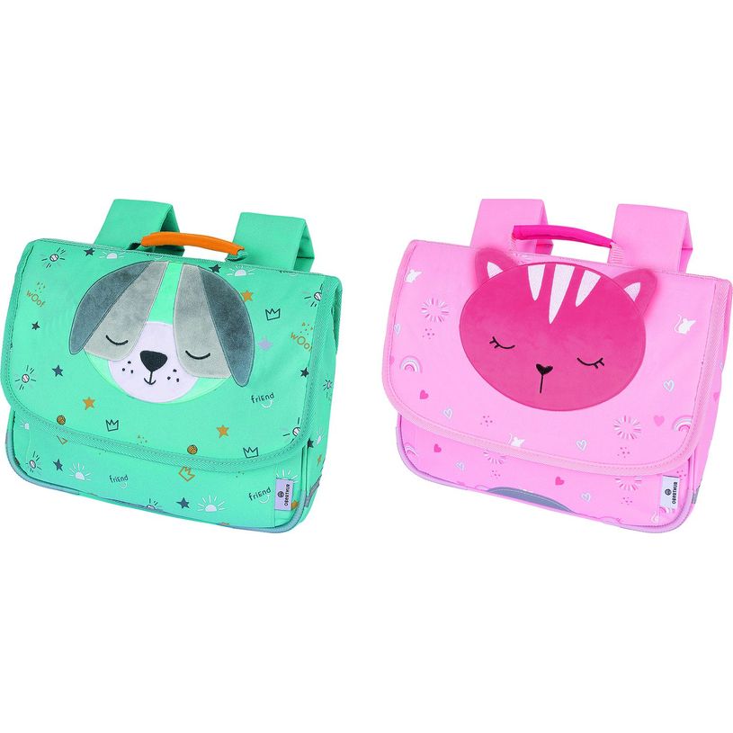 3664447148359-Cartable maternelle Doudou - 32 cm - 2 compartiments - 2 modèles disponibles - Oberthur-P_405132270_1-0