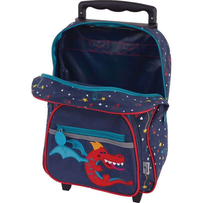 3664447148373-Petit Sac à dos à roulettes Abracadabra - 1 compartiment - Oberthur-P_405132272_4-3