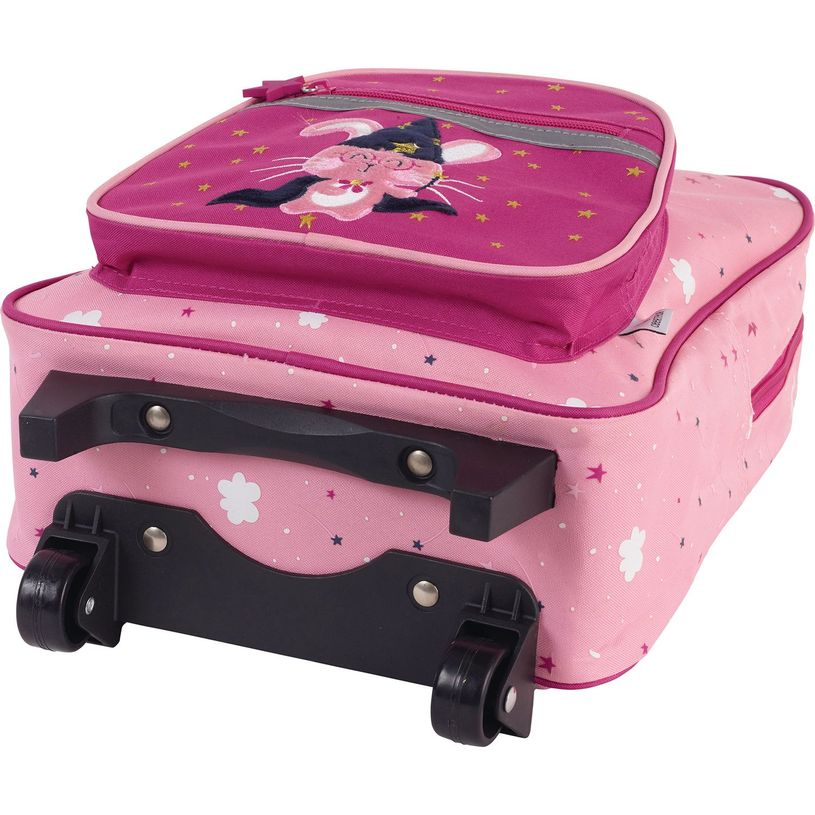 3664447148373-Petit Sac à dos à roulettes Abracadabra - 1 compartiment - Oberthur-P_405132272_6-5