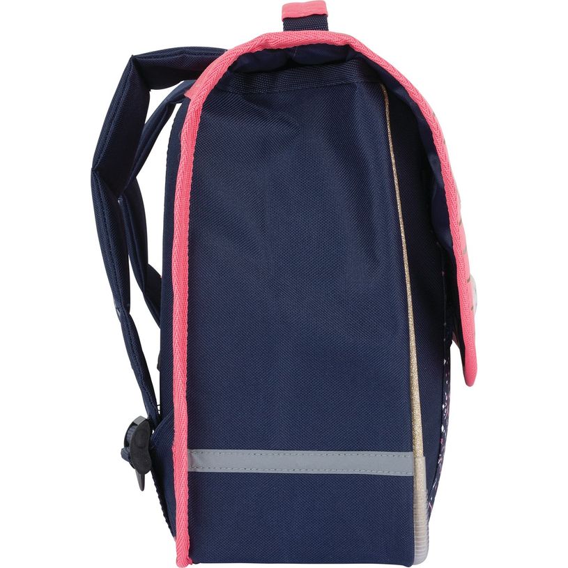 3664447148212-Cartable Chaton - 35 cm - 1 compartiment - corail et marine - Oberthur-P_405132278_5-4