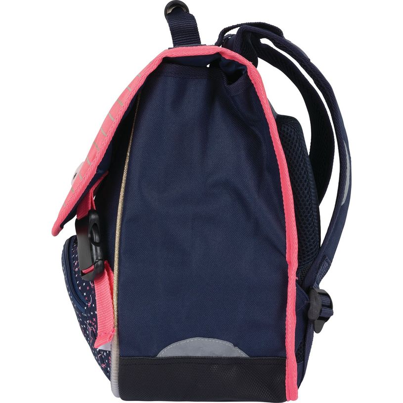 3664447148229-Cartable Chaton - 38 cm - 2 compartiments - corail et marine - Oberthur-P_405132279_4-3