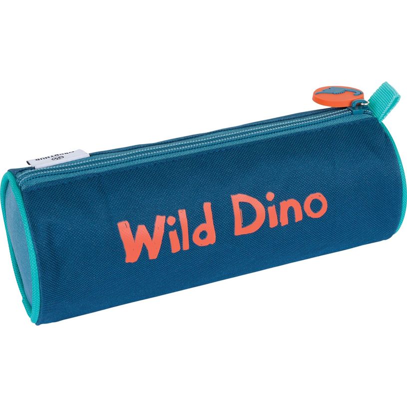 3664447148281-Trousse ronde Dino - 1 compartiment - marine et bleu - Oberthur-P_405132280_2-1