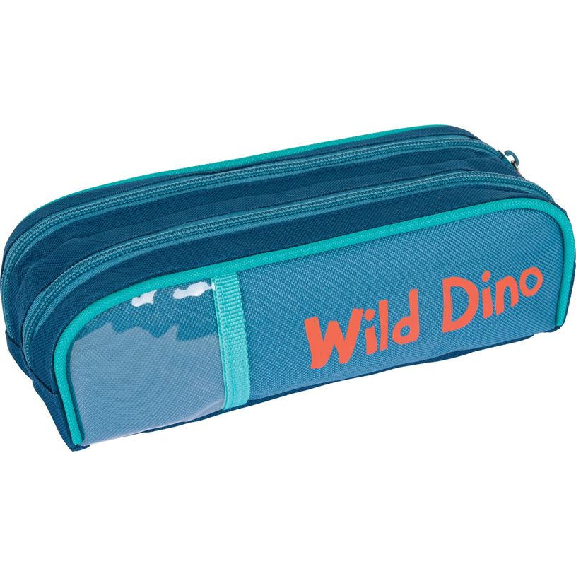 3664447148298-Trousse Dino - 2 compartiments - marine et bleu - Oberthur-P_405132281_2-1