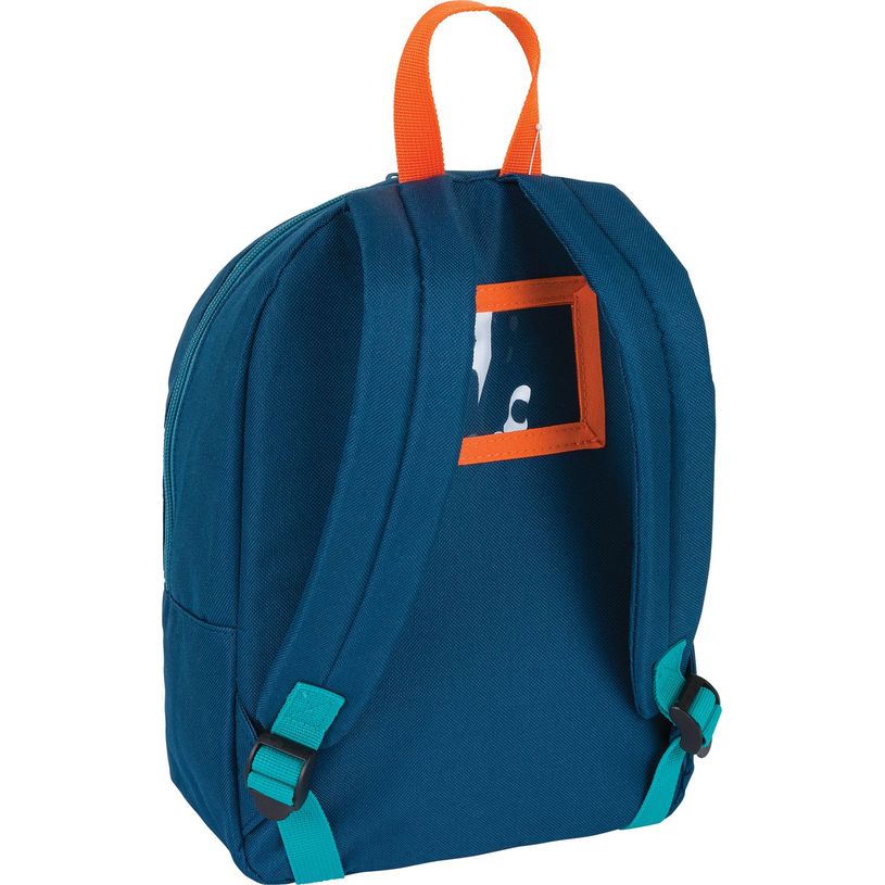 3664447148304-Petit Sac à dos Dino - 1 compartiment - marine et bleu - Oberthur-P_405132282_2-1