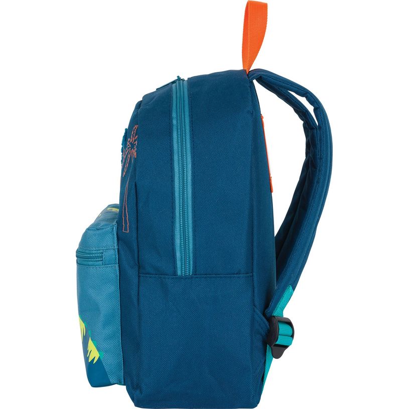 3664447148304-Petit Sac à dos Dino - 1 compartiment - marine et bleu - Oberthur-P_405132282_4-3