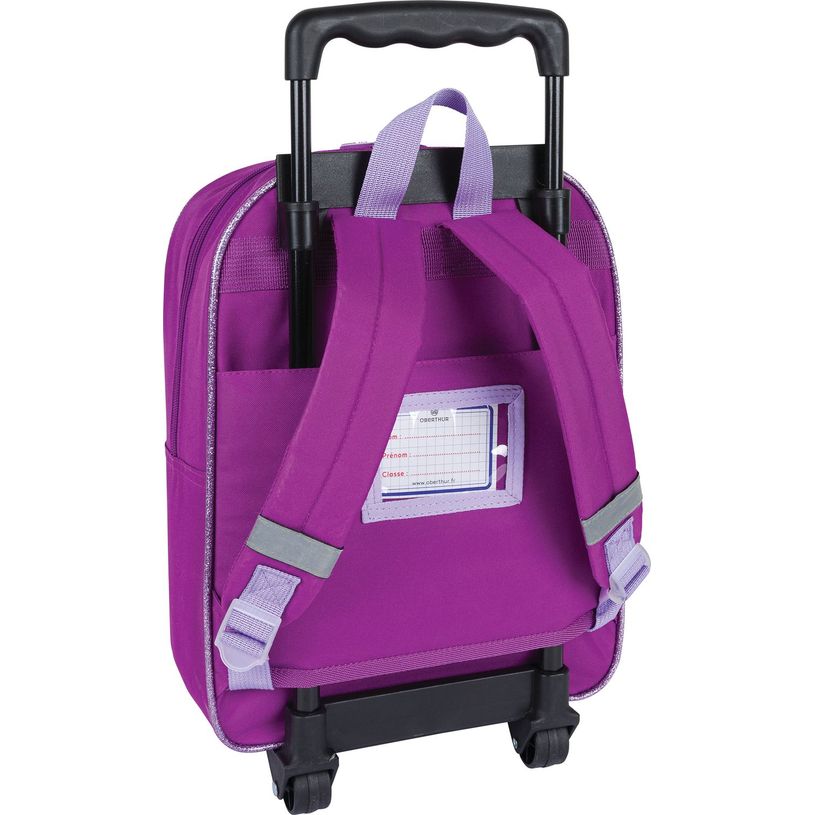 3664447149448-Petit Sac à dos à roulettes Monsieur Madame - 1 compartiment - little miss - Oberthur-P_405132287_2-1