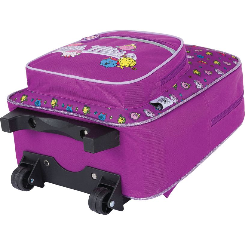 3664447149448-Petit Sac à dos à roulettes Monsieur Madame - 1 compartiment - little miss - Oberthur-P_405132287_3-2