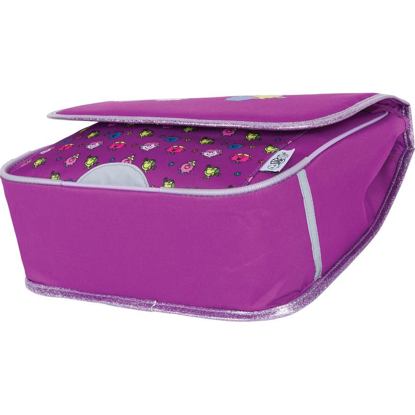 3664447149462-Cartable maternelle Monsieur Madame - 32 cm - 1 compartiment - violet - Oberthur-P_405132288_3-2