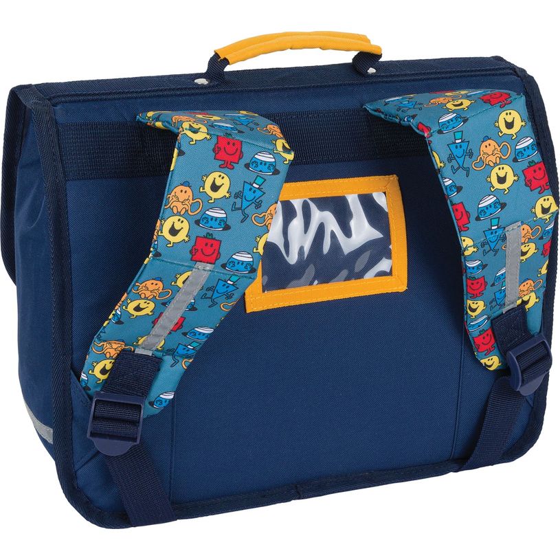 3664447149530-Cartable maternelle Monsieur Madame - 32 cm - 1 compartiment - marine - Oberthur-P_405132292_2-1