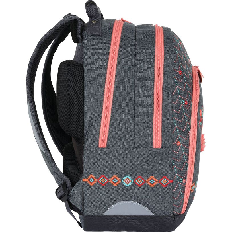 3664447148267-Sac à dos Cheval - 2 compartiments - gris chine - Oberthur-P_405132299_5-4