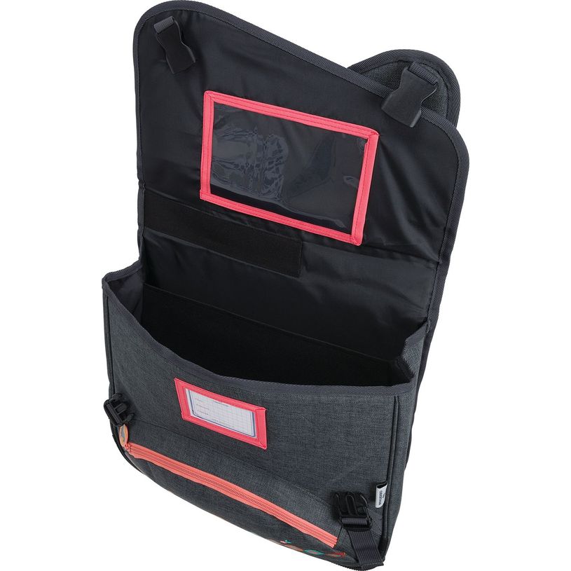 3664447148274-Cartable Cheval - 38 cm - 2 compartiments - gris chine - Oberthur-P_405132300_6-5