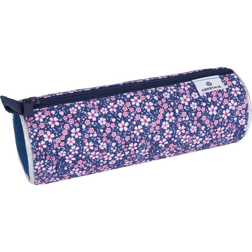 3664447148144-Trousse ronde Les Scolaires Fille - 1 compartiment - marine - Oberthur-P_405132301_1-0