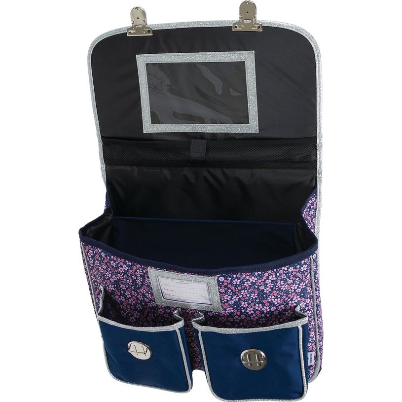 3664447148168-Cartable Les Scolaires Fille - 38 cm - 2 compartiments - marine - Oberthur-P_405132304_6-5