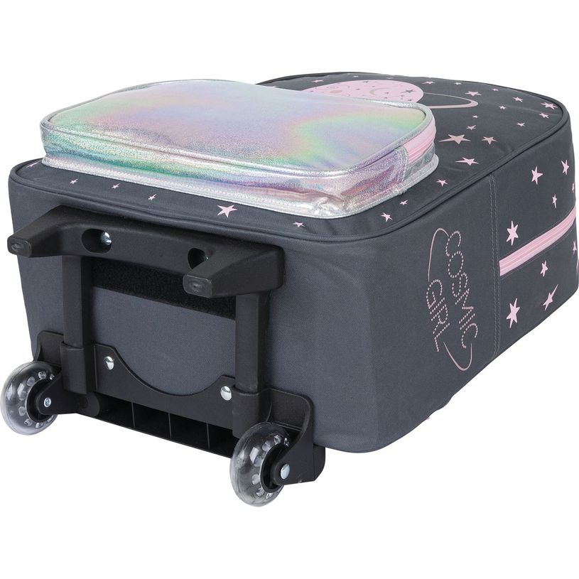 3664447150321-Sac à dos à roulettes Cosmic Girl - 1 compartiment - gris anthracite - Oberthur-P_405132316_3-2