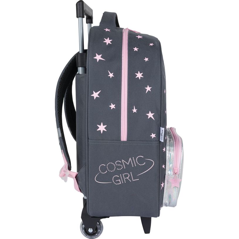 3664447150321-Sac à dos à roulettes Cosmic Girl - 1 compartiment - gris anthracite - Oberthur-P_405132316_5-4