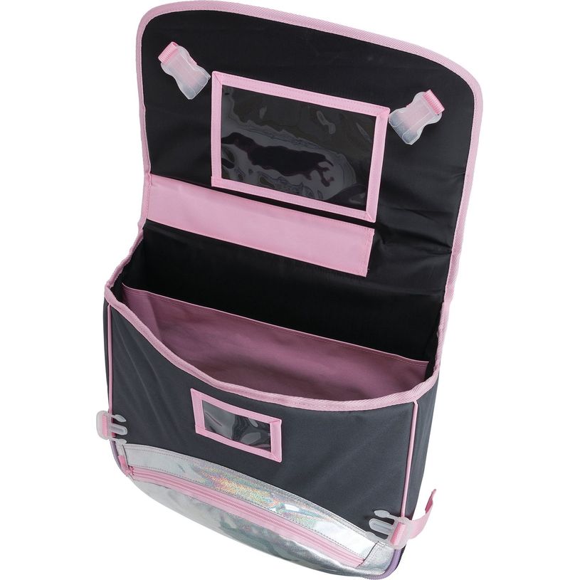 3664447150307-Cartable Cosmic Girl - 38 cm - 2 compartiments - gris anthracite - Oberthur-P_405132318_6-5