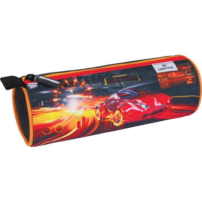 3664447148397-Trousse ronde Megacars / Megabikes - 1 compartiment - marine ou noir - Oberthur-P_405132319_2-1