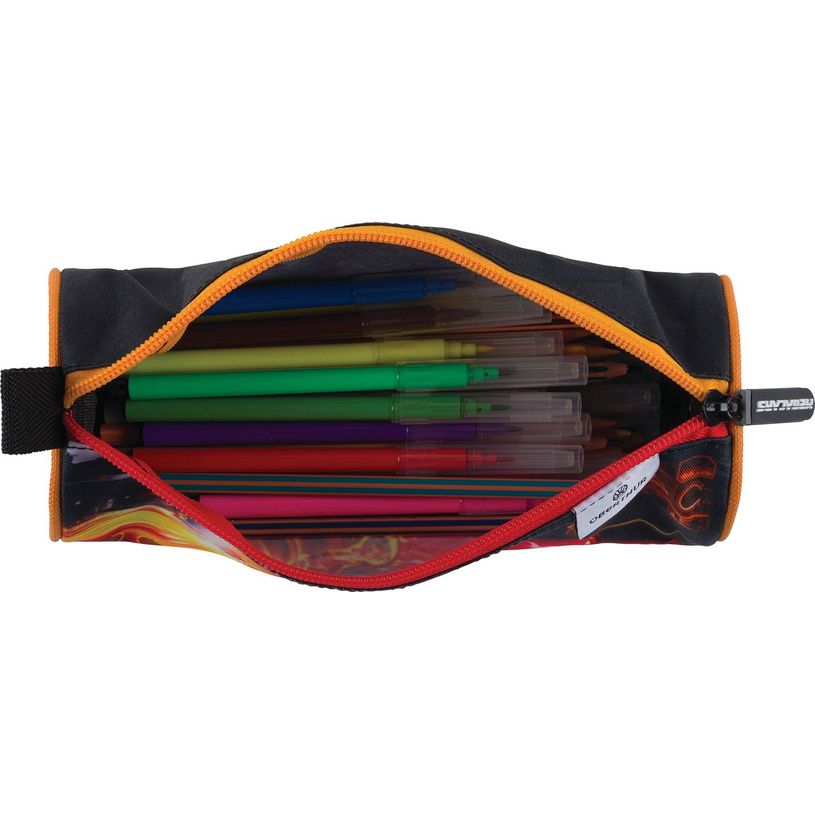 3664447148397-Trousse ronde Megacars / Megabikes - 1 compartiment - marine ou noir - Oberthur-P_405132319_4-3