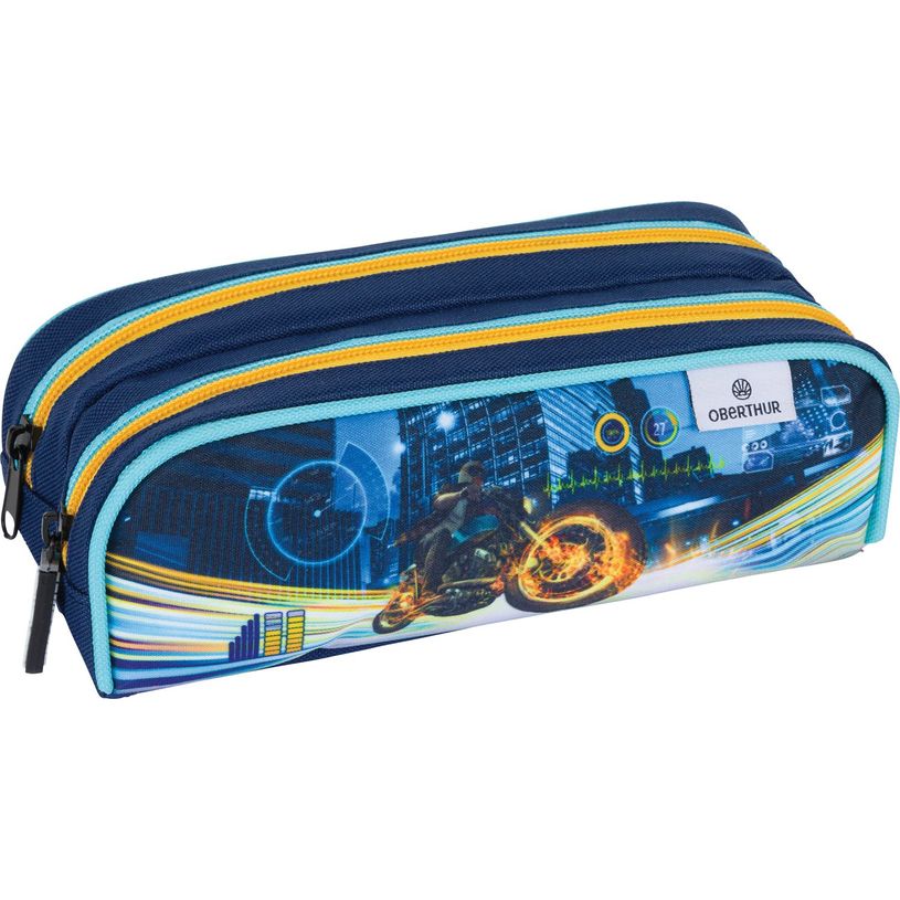 3664447148403-Trousse Megacars / Megabikes - 2 compartiments - marine ou noir - Oberthur-P_405132320_5-4