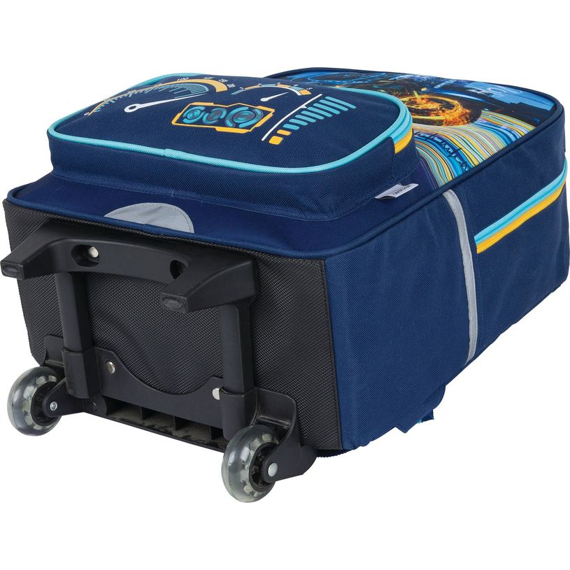 3664447148410-Sac à dos à roulettes Megacars / Megabikes - 1 compartiment - marine ou noir - Oberthur-P_405132321_10-9