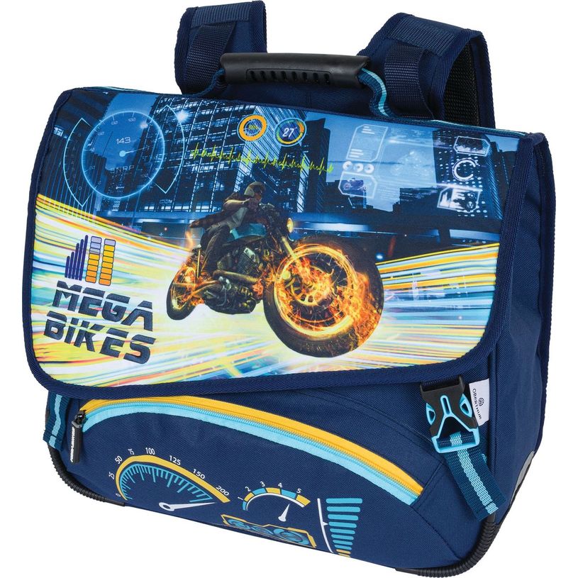 3664447148427-Cartable Megacars / Megabikes - 38 cm - 2 compartiments - 2 modèles disponibles - Oberthu-P_405132322_9-8