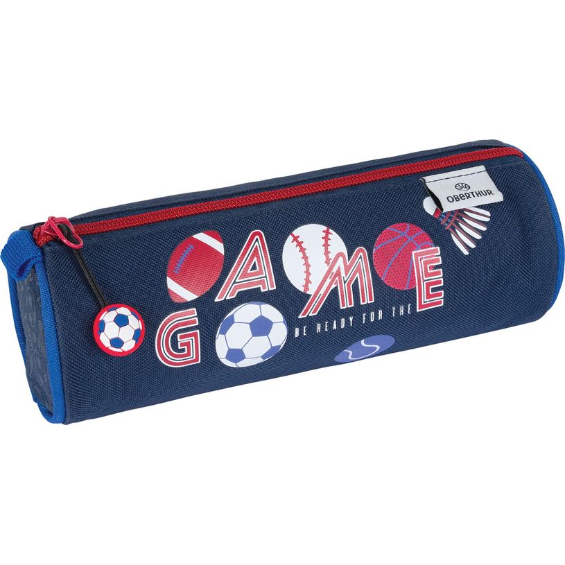 3664447149257-Trousse ronde OB Sport - 1 compartiment - marine et gris anthracite - Oberthur-P_405132323_1-0
