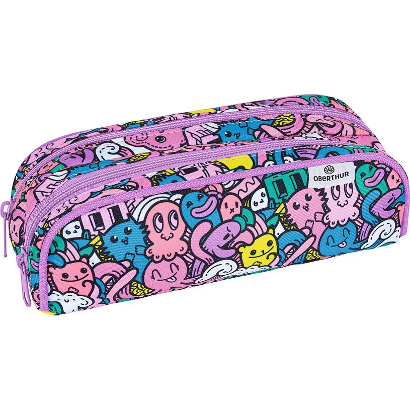 3664447141565-Trousse Motif - 2 compartiments - différents modèles disponibles - Oberthur-P_405132329_4-3