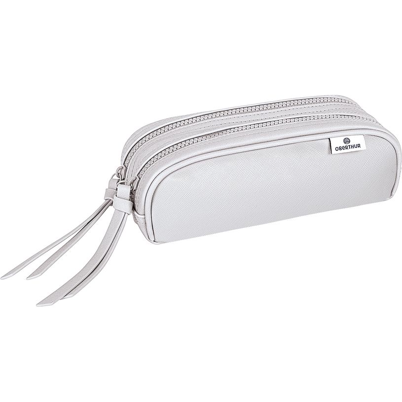 3664447150369-Trousse Double pastel - 2 compartiments - différents modèles disponibles - Oberthur-P_405132345_3-2