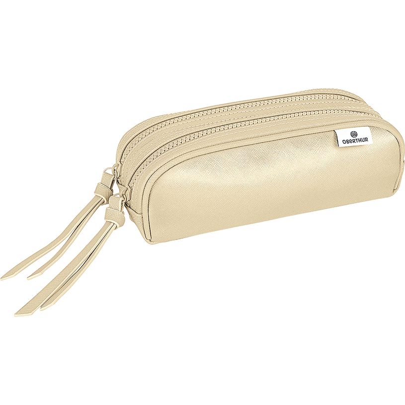 3664447150369-Trousse Double pastel - 2 compartiments - différents modèles disponibles - Oberthur-P_405132345_4-3