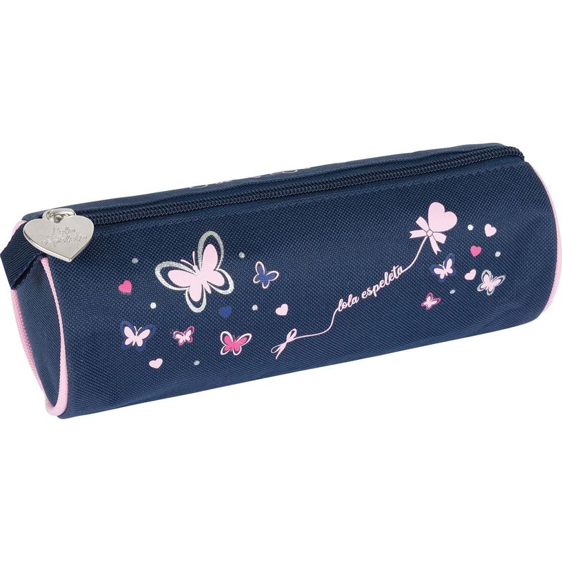 3664447147994-Trousse ronde Lola Espeleta - 1 compartiment - marine - Oberthur-P_405132352_1-0