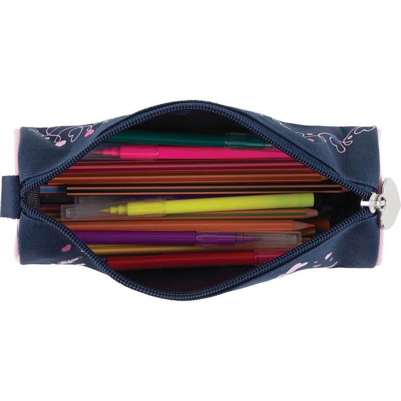 3664447147994-Trousse ronde Lola Espeleta - 1 compartiment - marine - Oberthur-P_405132352_3-2