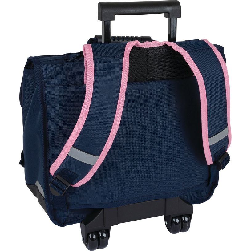 3664447148038-Cartable à roulettes Lola Espeleta - 38 cm - 2 compartiments - marine - Oberthur-P_405132356_2-1