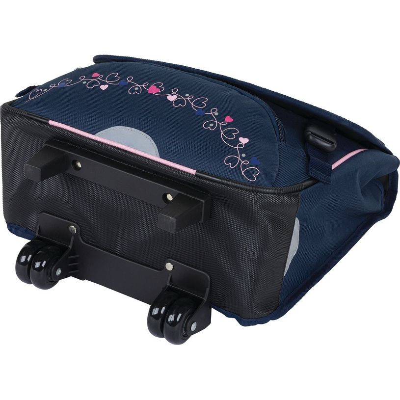 3664447148038-Cartable à roulettes Lola Espeleta - 38 cm - 2 compartiments - marine - Oberthur-P_405132356_3-2