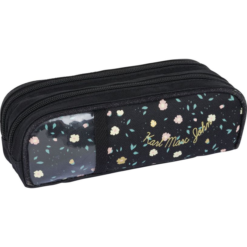 3664447147611-Trousse Little Karl Marc John - 2 compartiments - noir - Oberthur-P_405132358_2-1