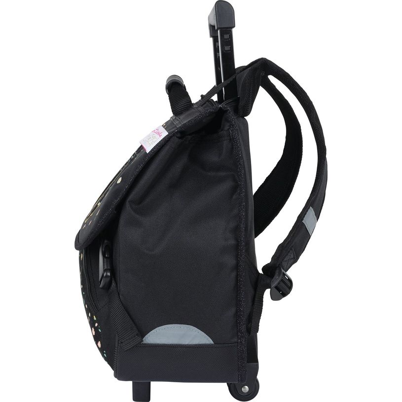 3664447147666-Cartable à roulettes Little Karl Marc John - 41 cm - 2 compartiments - noir - Oberthur-P_405132363_4-3