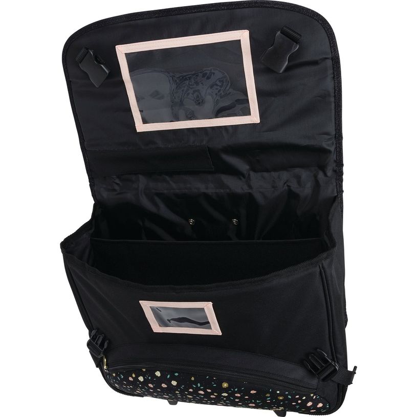 3664447147666-Cartable à roulettes Little Karl Marc John - 41 cm - 2 compartiments - noir - Oberthur-P_405132363_6-5