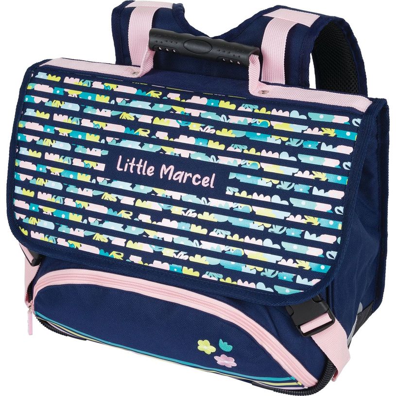 3664447147703-Cartable Little Marcel - 38 cm - 2 compartiments - marine - Oberthur-P_405132368_1-0