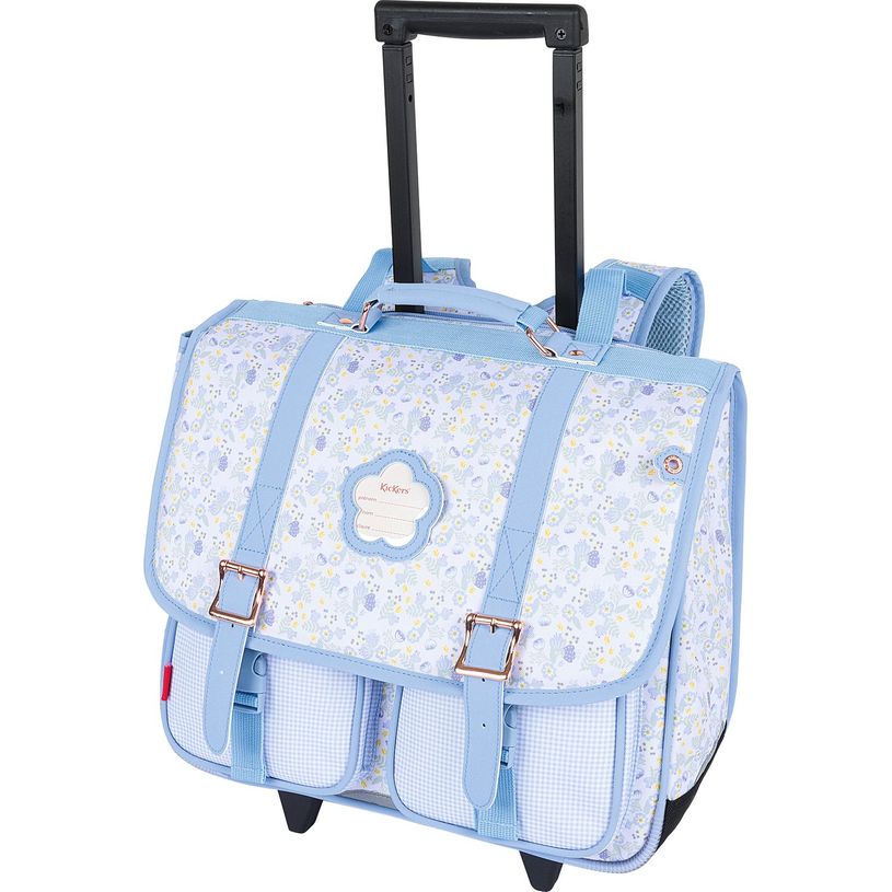 3664447148472-Cartable à roulettes Kickers Premium Girl - 38 cm - 2 compartiments - Oberthur-P_405132373_1-0