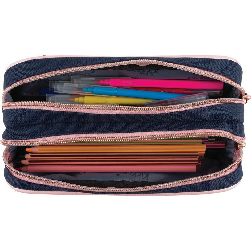 3664447148496-Trousse Kickers Girl - 2 compartiments - marine - Oberthur-P_405132375_3-2