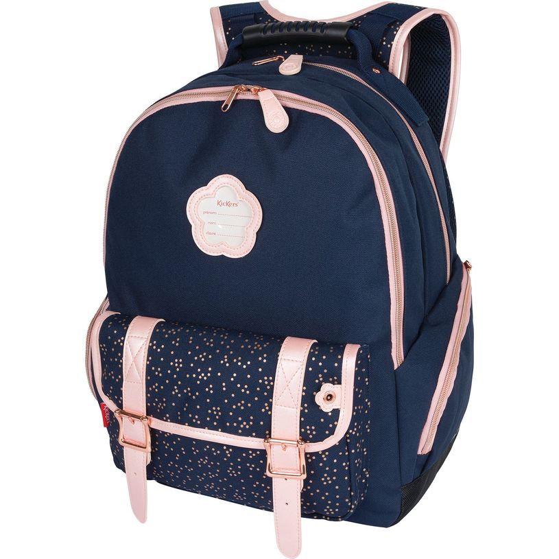 3664447148519-Sac à dos Kickers Girl - 2 compartiments - marine - Oberthur-P_405132376_1-0
