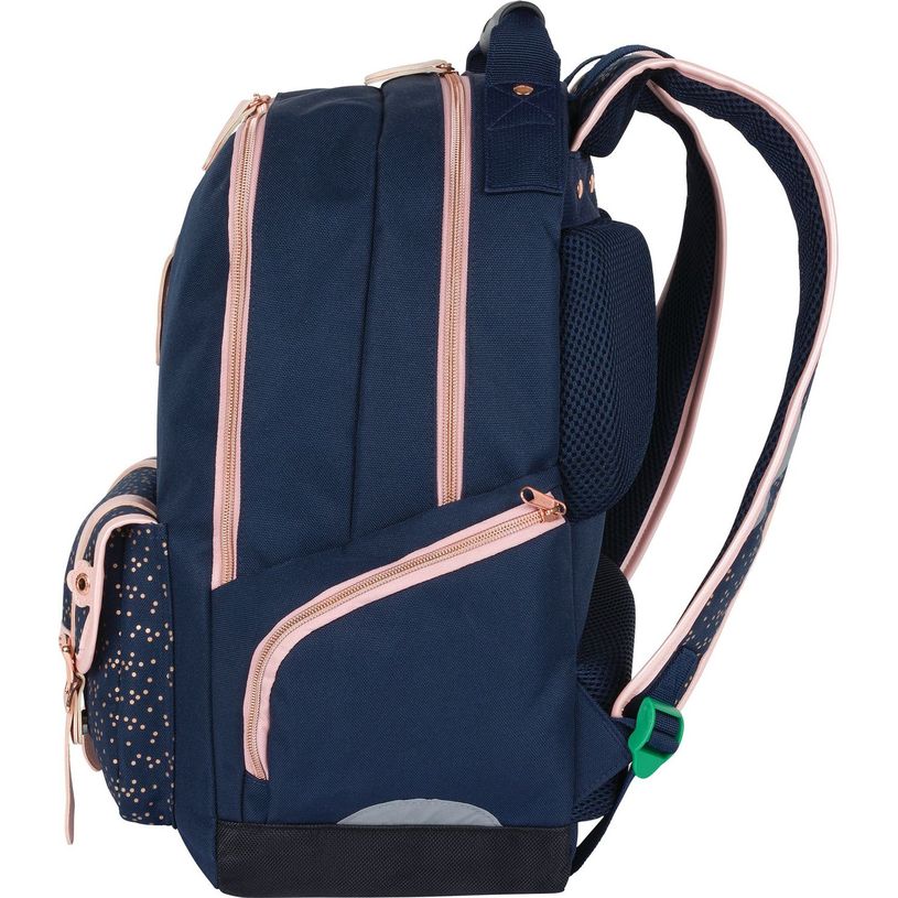 3664447148519-Sac à dos Kickers Girl - 2 compartiments - marine - Oberthur-P_405132376_4-3