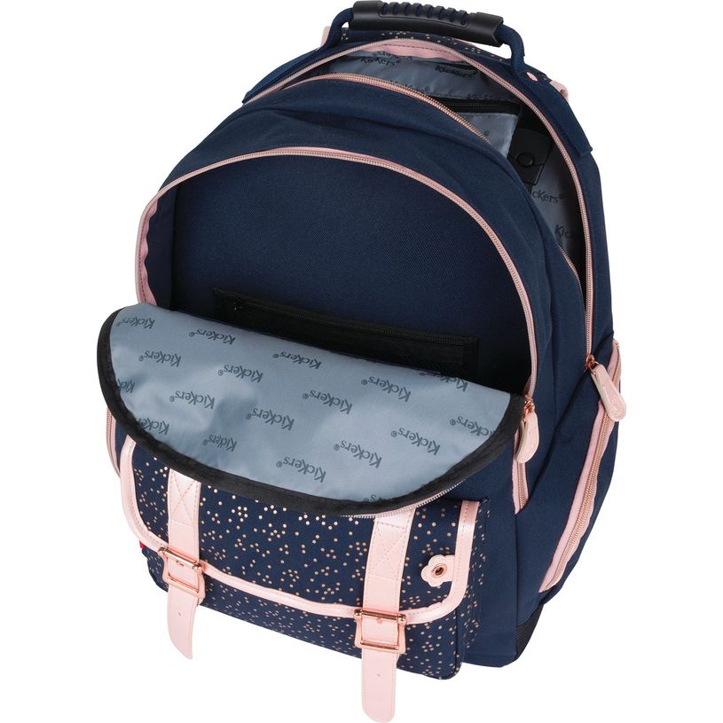 3664447148519-Sac à dos Kickers Girl - 2 compartiments - marine - Oberthur-P_405132376_6-5