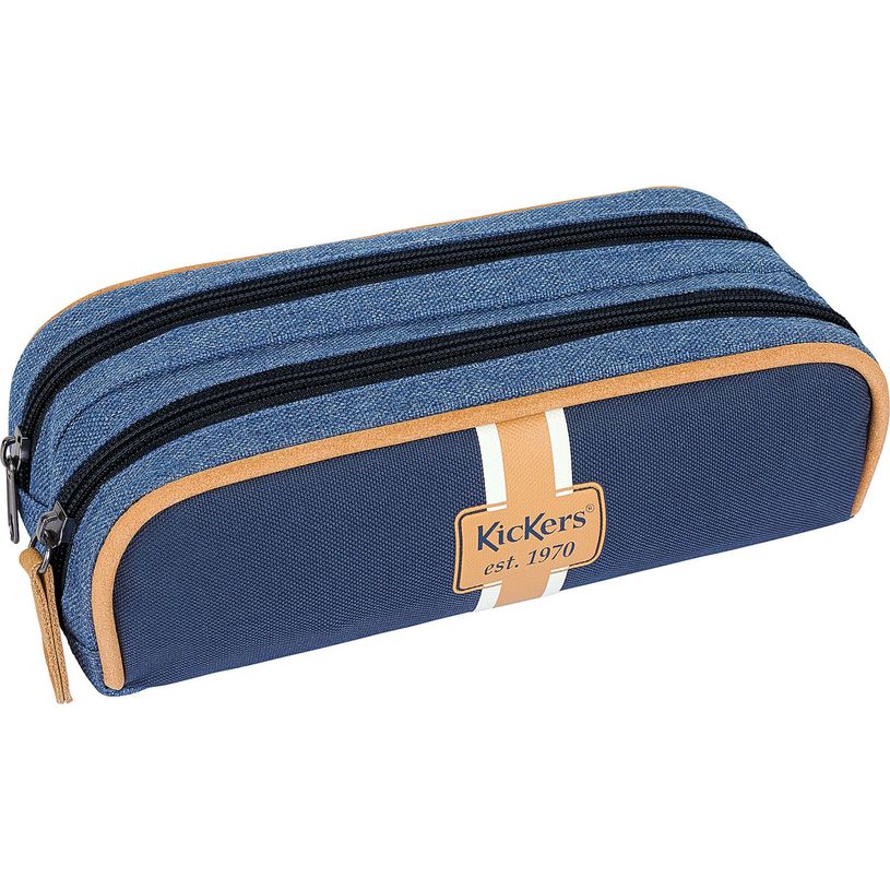 3664447148625-Trousse Kickers Boy - 2 compartiments - disponible dans différentes couleurs - Oberthur-P_405132380_3-2