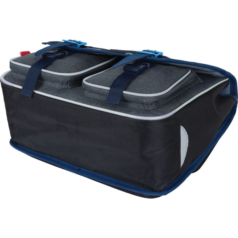 3664447148700-Cartable Kickers Boy - 38 cm - 2 compartiments - noir et gris chine - Oberthur-P_405132384_3-2