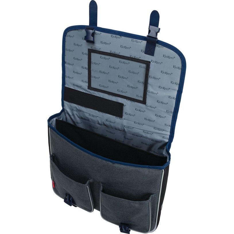3664447148700-Cartable Kickers Boy - 38 cm - 2 compartiments - noir et gris chine - Oberthur-P_405132384_6-5
